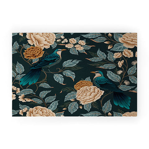 Avenie Moody Blooms Bird Song Welcome Mat