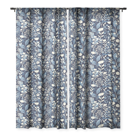 Avenie Moody Blooms Ditsy I Sheer Non Repeat