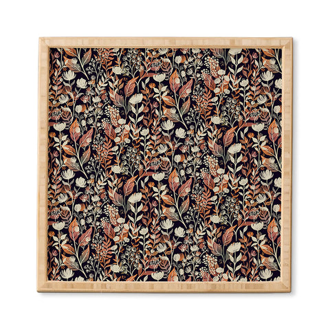 Avenie Moody Blooms Ditsy II Framed Wall Art