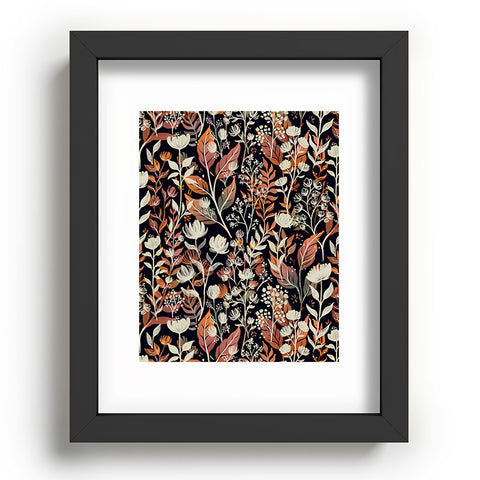 Avenie Moody Blooms Ditsy II Recessed Framing Rectangle