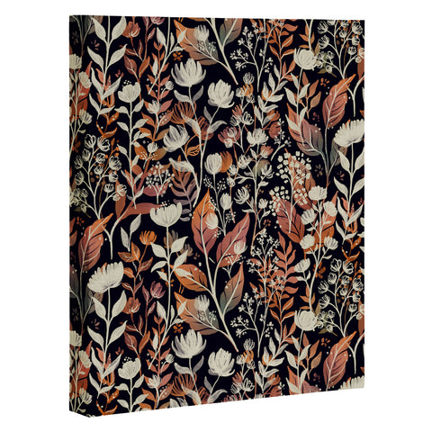 Avenie Moody Blooms Ditsy II Art Canvas