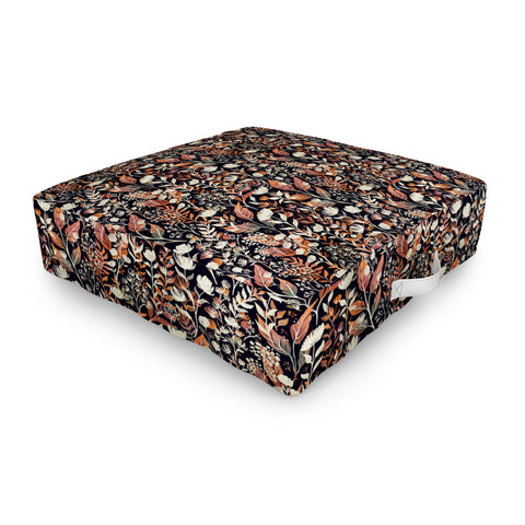 Avenie Moody Blooms Ditsy II Outdoor Floor Cushion
