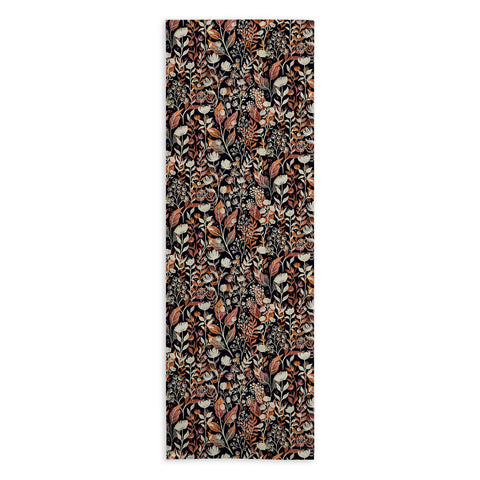 Avenie Moody Blooms Ditsy II Yoga Towel