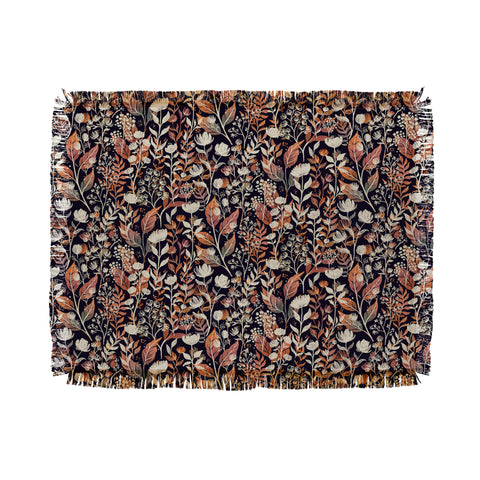 Avenie Moody Blooms Ditsy II Throw Blanket