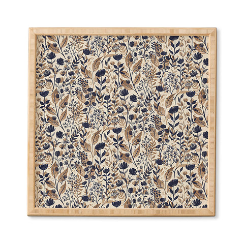 Avenie Moody Blooms Ditsy III Framed Wall Art