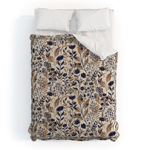 Avenie Moody Blooms Ditsy III Duvet Cover