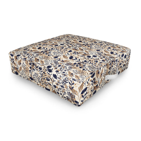 Avenie Moody Blooms Ditsy III Outdoor Floor Cushion