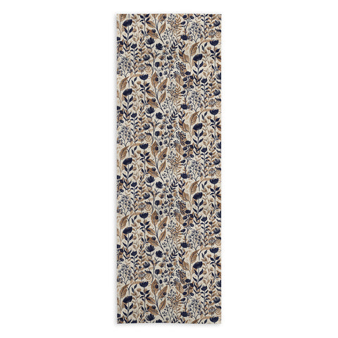 Avenie Moody Blooms Ditsy III Yoga Towel