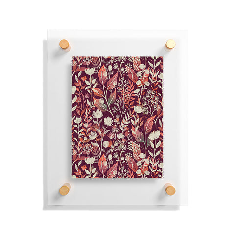 Avenie Moody Blooms Ditsy IV Floating Acrylic Print