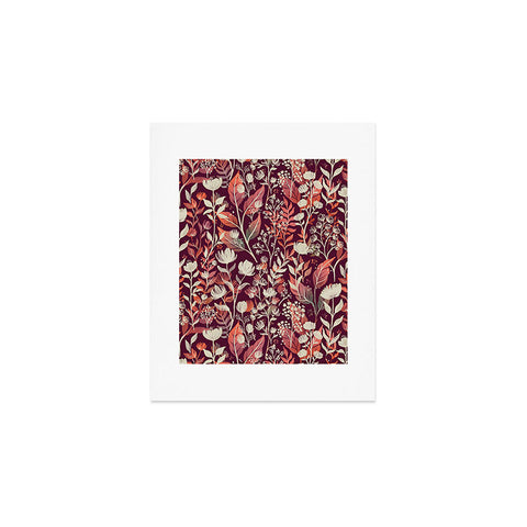 Avenie Moody Blooms Ditsy IV Art Print