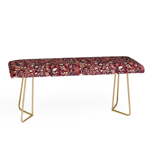 Avenie Moody Blooms Ditsy IV Bench