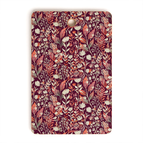 Avenie Moody Blooms Ditsy IV Cutting Board Rectangle