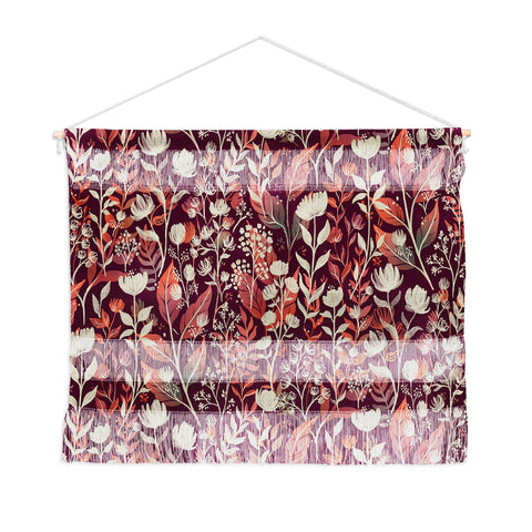 Avenie Moody Blooms Ditsy IV Wall Hanging Landscape