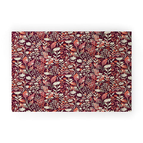 Avenie Moody Blooms Ditsy IV Welcome Mat