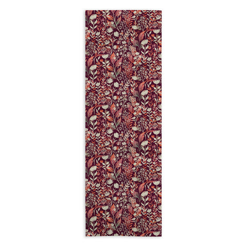 Avenie Moody Blooms Ditsy IV Yoga Towel