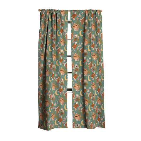 Avenie Moonlit Reading Nook I Blackout Window Curtain