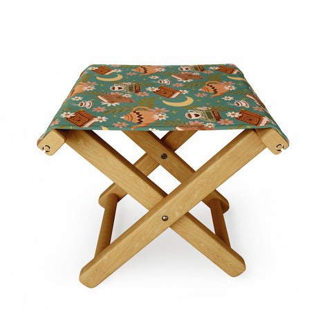 Avenie Moonlit Reading Nook I Folding Stool