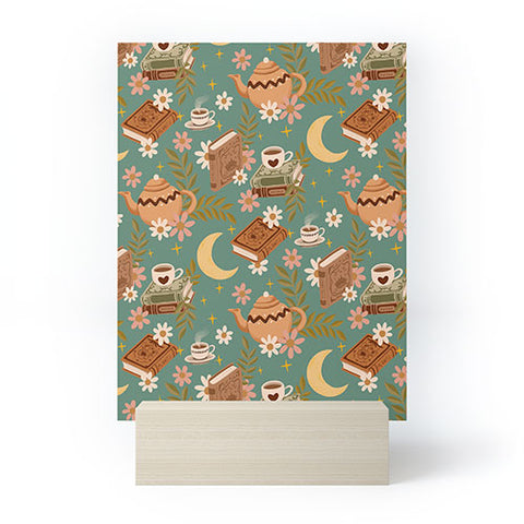 Avenie Moonlit Reading Nook I Mini Art Print