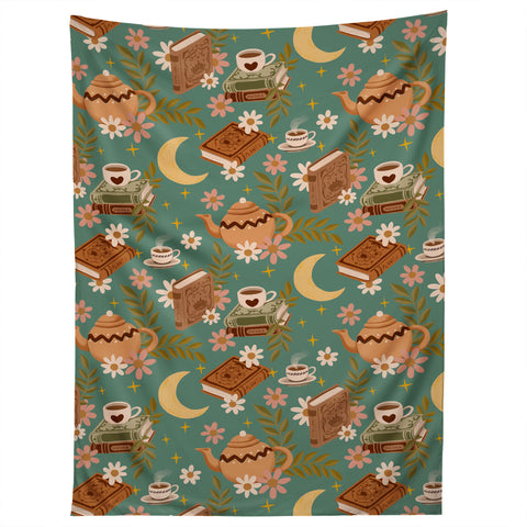 Avenie Moonlit Reading Nook I Tapestry