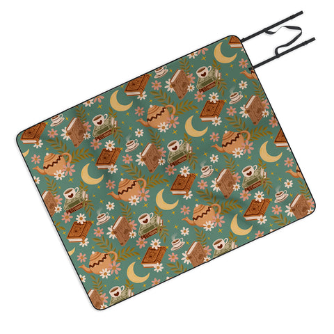 Avenie Moonlit Reading Nook I Picnic Blanket