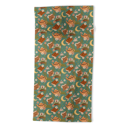 Avenie Moonlit Reading Nook I Beach Towel