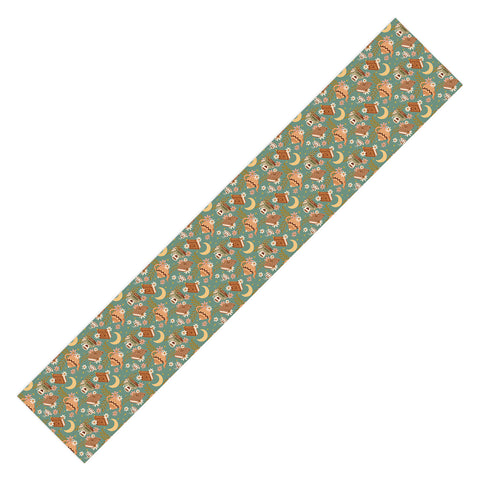 Avenie Moonlit Reading Nook I Table Runner