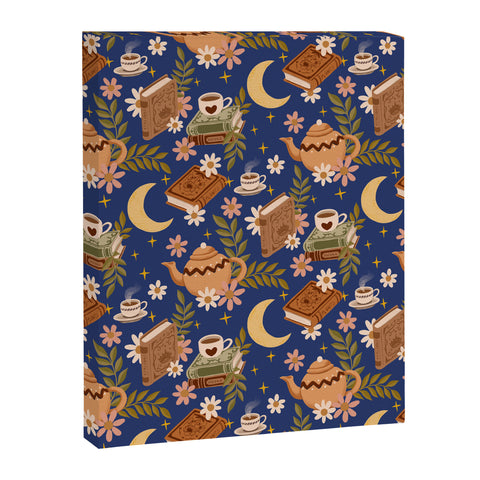 Avenie Moonlit Reading Nook II Art Canvas