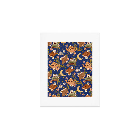 Avenie Moonlit Reading Nook II Art Print
