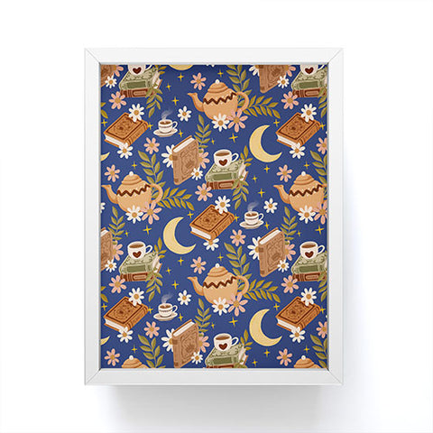 Avenie Moonlit Reading Nook II Framed Mini Art Print