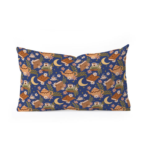 Avenie Moonlit Reading Nook II Oblong Throw Pillow