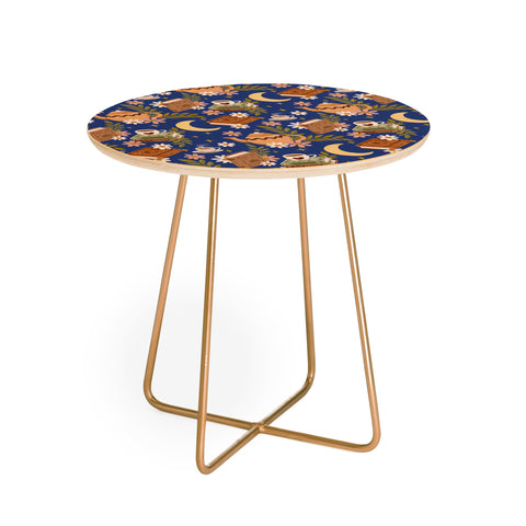 Avenie Moonlit Reading Nook II Round Side Table