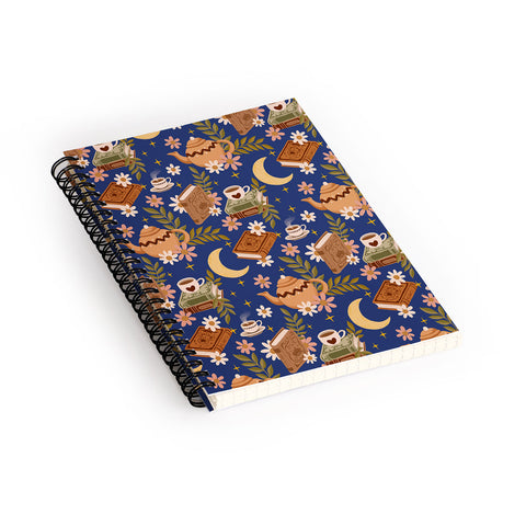 Avenie Moonlit Reading Nook II Spiral Notebook