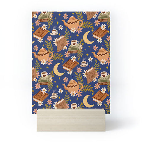 Avenie Moonlit Reading Nook II Mini Art Print