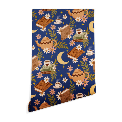 Avenie Moonlit Reading Nook II Wallpaper