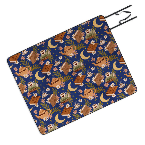 Avenie Moonlit Reading Nook II Picnic Blanket