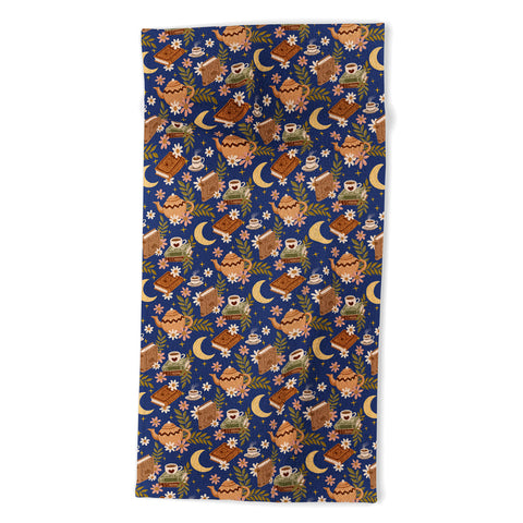 Avenie Moonlit Reading Nook II Beach Towel