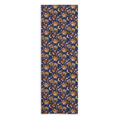 Avenie Moonlit Reading Nook II Yoga Towel