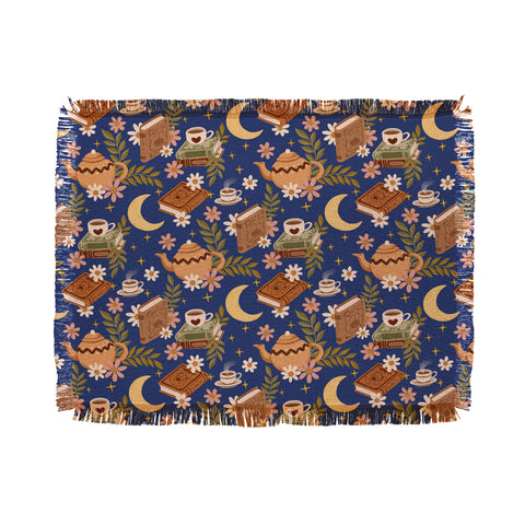 Avenie Moonlit Reading Nook II Throw Blanket