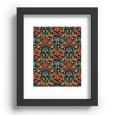 Avenie Morris Inspired Carnation Recessed Framing Rectangle