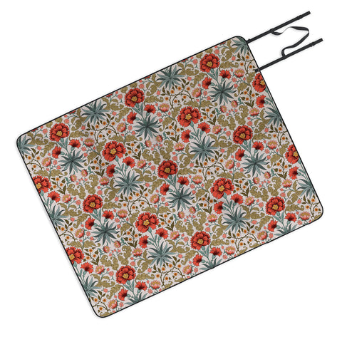 Avenie Morris Inspired Carnation I Picnic Blanket