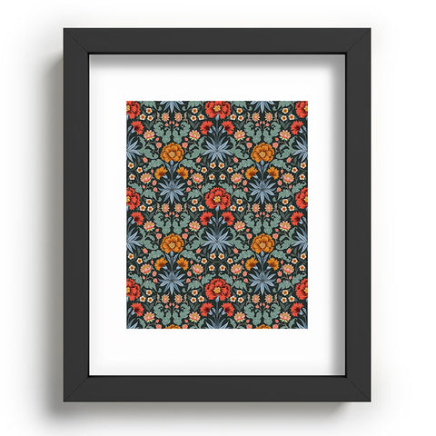 Avenie Morris Inspired Carnation II Recessed Framing Rectangle