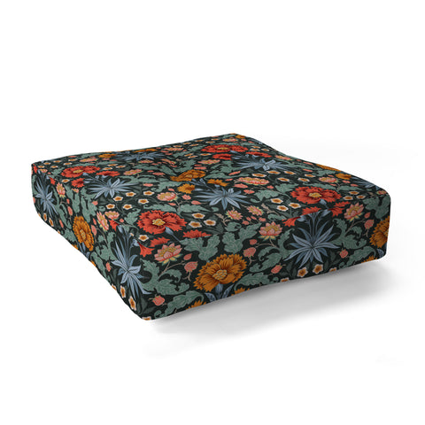Avenie Morris Inspired Carnation II Floor Pillow Square