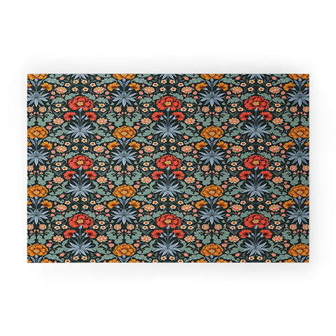Avenie Morris Inspired Carnation II Welcome Mat