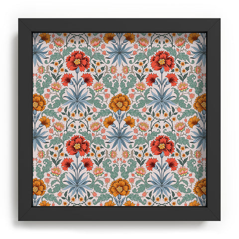 Avenie Morris Inspired Carnation III Recessed Framing Square