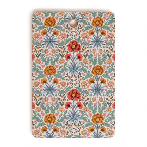 Avenie Morris Inspired Carnation III Cutting Board Rectangle