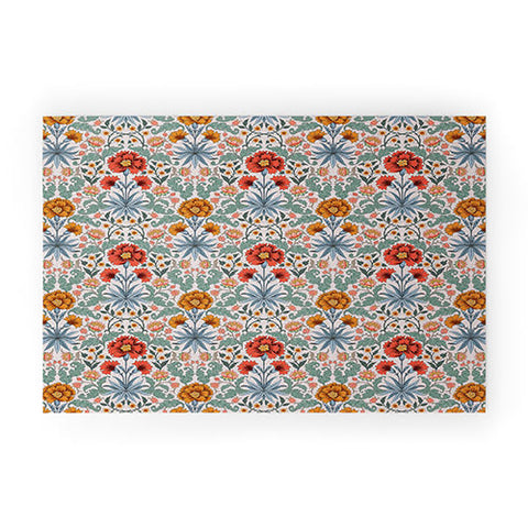 Avenie Morris Inspired Carnation III Welcome Mat