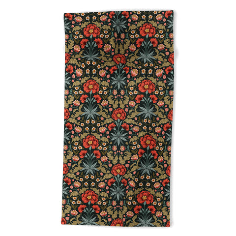 Avenie Morris Inspired Carnation Beach Towel