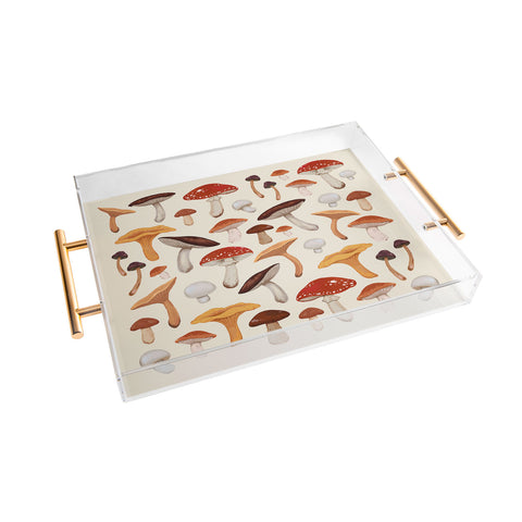 Avenie Mushroom Collection Acrylic Tray