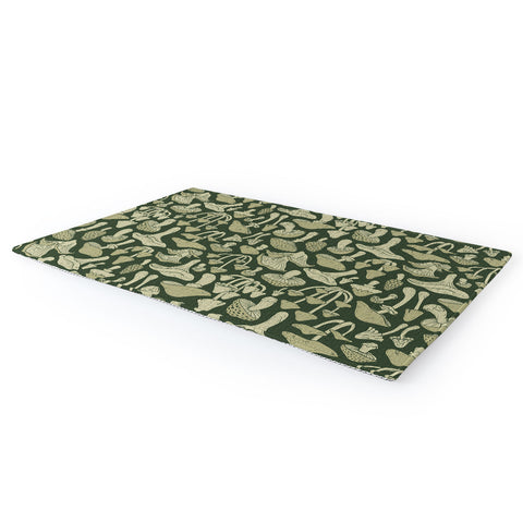 Avenie Mushroom In Black Forest Area Rug