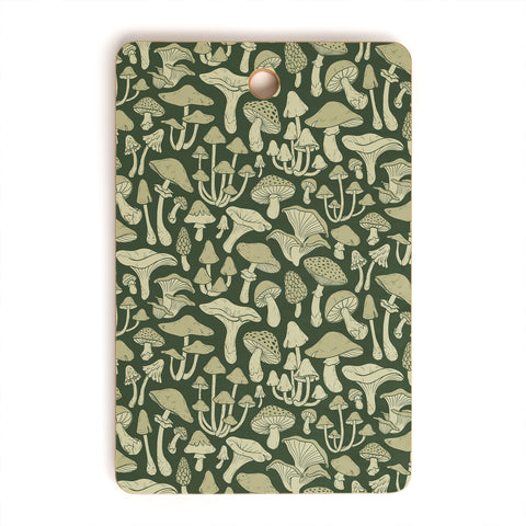 Avenie Mushroom In Black Forest Cutting Board Rectangle